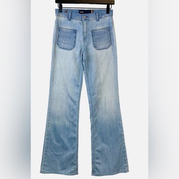 VINTAGE NOTIFY HIGH RISE FLARE LEG EXCELLENT CONDITION, LIKE NEW Sz. 28 inseam - Picture 1 of 7